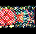 Beaded peyote Mosaic Cuff for sale by SuJen