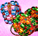 beaded cubes by Celeste