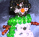 beaded snowman by Celeste