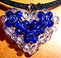 learn to make 3-d beaded hearts